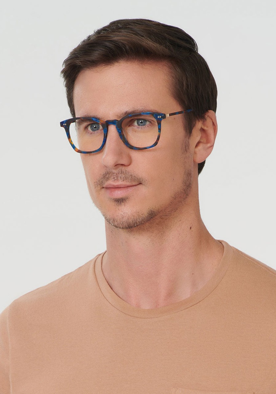 KREWE Men'S | Desoto | Matte Blue Steel