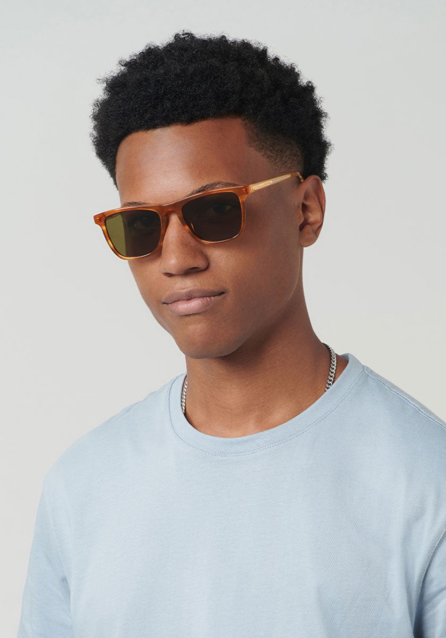 KREWE Men'S | Lafitte | Tobacco + Champagne Polarized