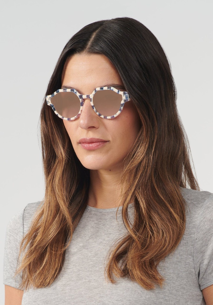 KREWE Women'S | Astor | Gingham Mirrored