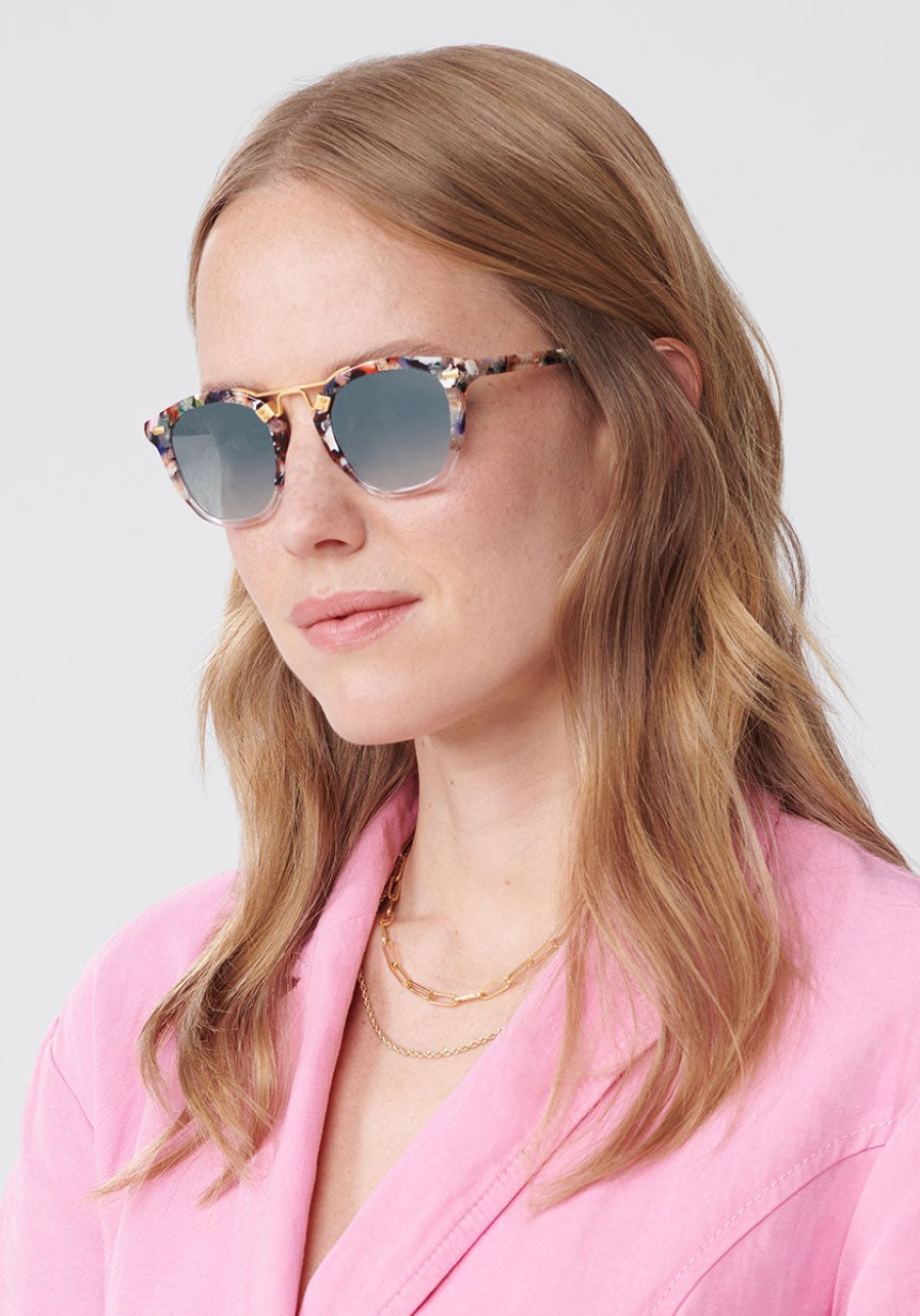 KREWE Kids | Beau | Capri To Crystal 24K Mirrored-Sunglasses