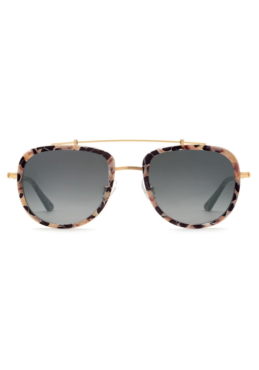 KREWE Women'S | Breton | Matte Crema 24K Mirrored