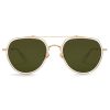 KREWE Women'S | Baker | Crystal 24K Titanium Polarized