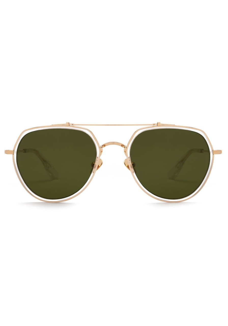 KREWE Women'S | Baker | Crystal 24K Titanium Polarized